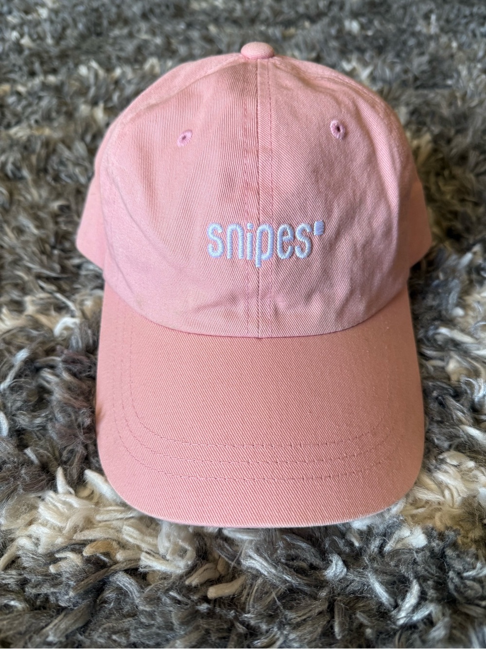Blush Pink Snipes Embroidered Adjustable Baseball Cap-The Classics Yupoong